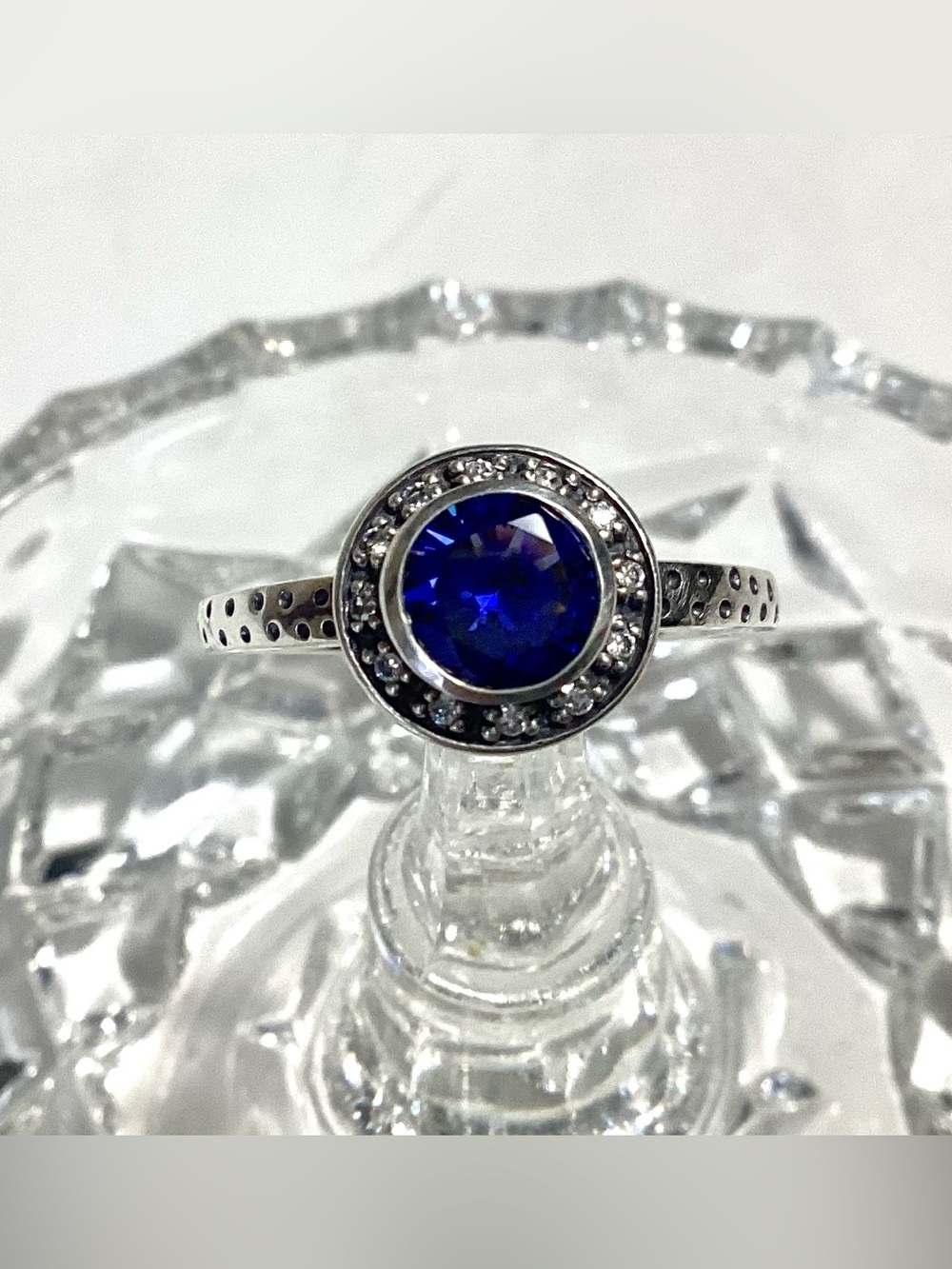 Silpada Azure Allure Sterling Silver Ring 7.5